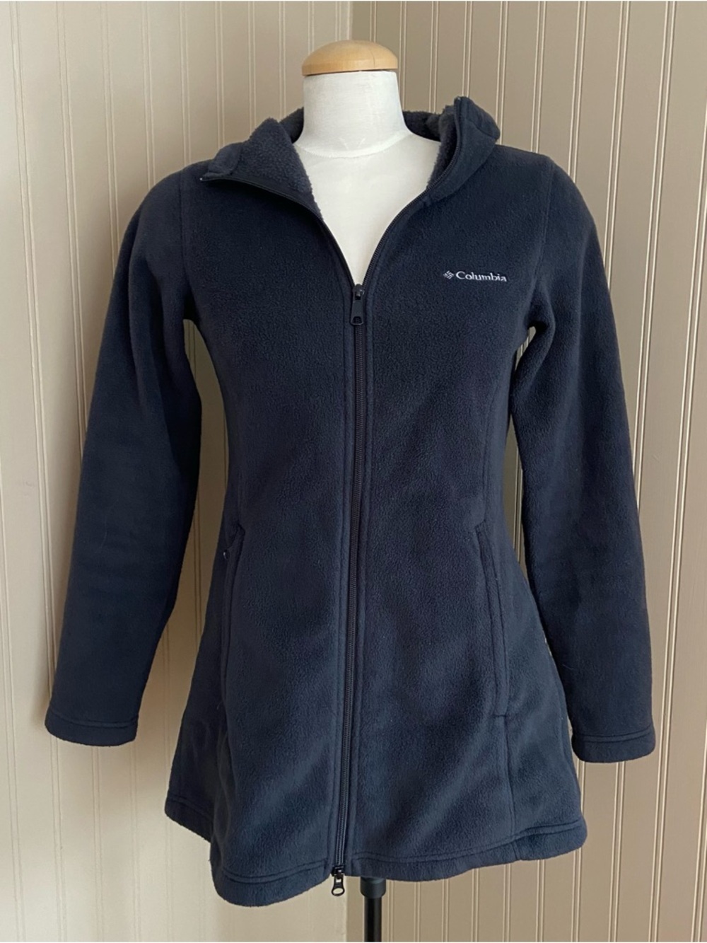 Columbia Women's Benton Springs II Long Hoodie Jacket in Black Women’s Small